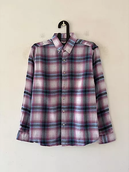 Orchid purple & frost flannels
