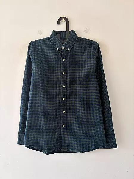 Navy & emerald flannels