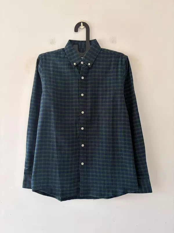 Navy & emerald flannels