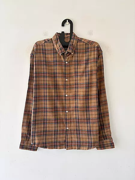 Chestnut brown & ember flannels