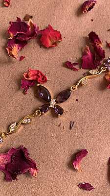 Enchanted Garden Butterfly Gemstone Bracelet Enchanted Garden Butterfly Gemstone Bracelet