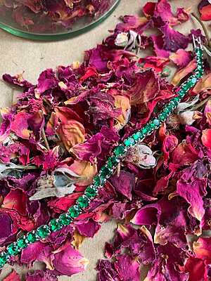 The Verdant Petal Tennis Bracelet The Verdant Petal Tennis Bracelet