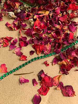 The Verdant Petal Tennis Bracelet The Verdant Petal Tennis Bracelet