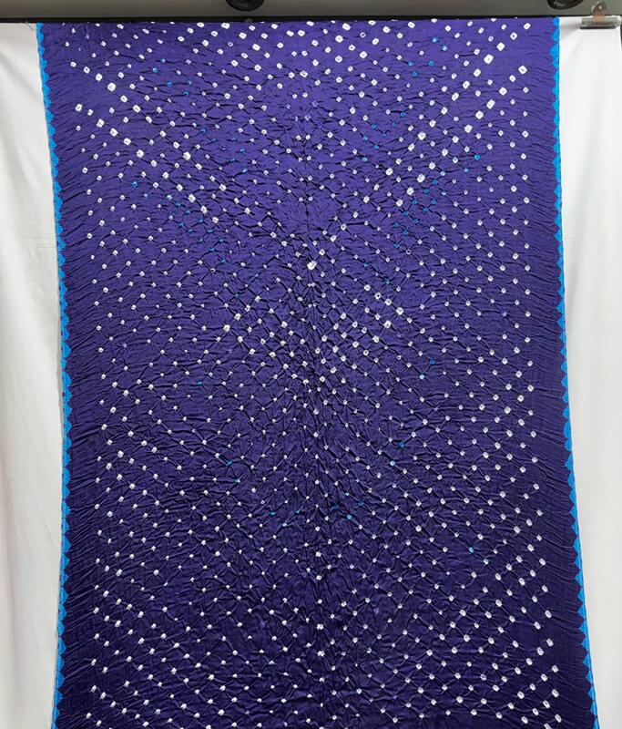 Kala Sanskruti All Over Purple Colour Art Silk Bandhani Saree With Shibori Design 6.5M with Blouse Piece Elegant Traditional Wear Bridal Unique Saree for Women