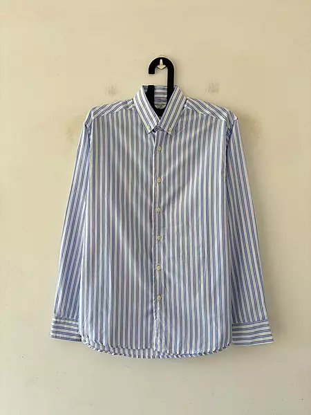 Vintage blue stripes shirt
