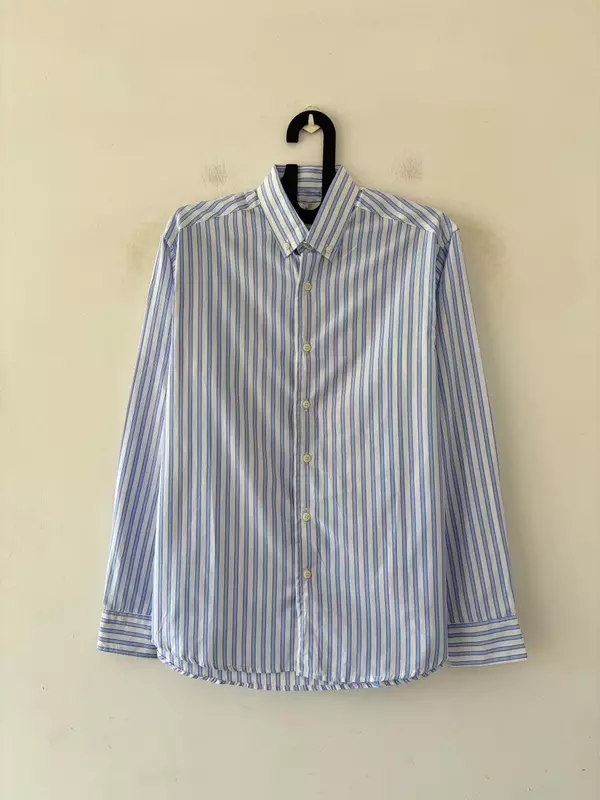 Vintage blue stripes shirt