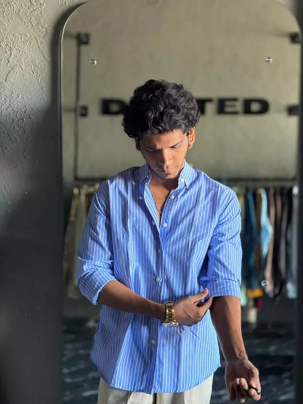 Harbour blue stripes shirt