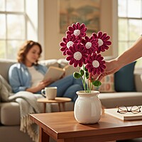 Daisy Large Flower Purple