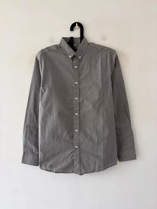Vintage ash micro check shirt
