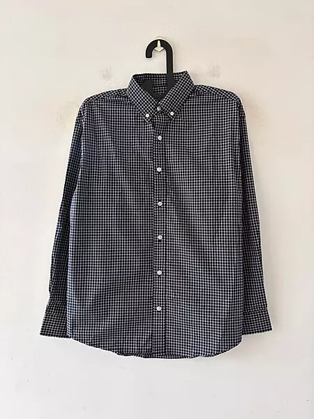 Midnight ash micro check shirt