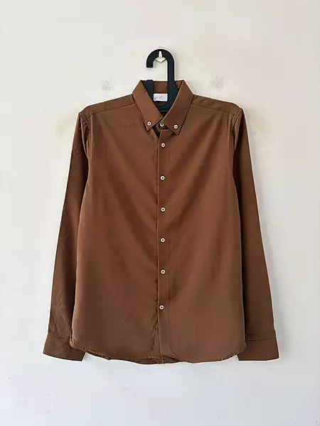 Honey sheen satin shirt