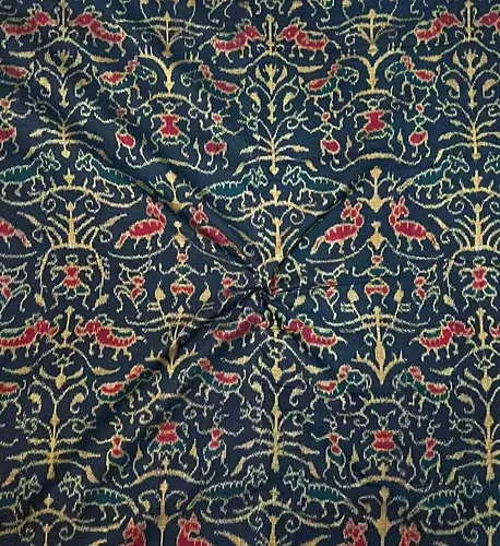 LAHA TRIBAL BANDHA FABRIC-BLACK
