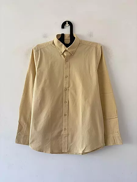 Pale yellow oxford shirt