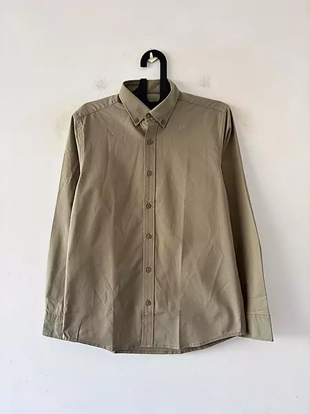 Dusty olive oxford shirt