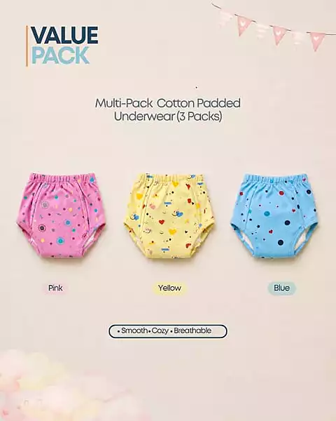 Cotton Padded Underwear Pack of 3combo