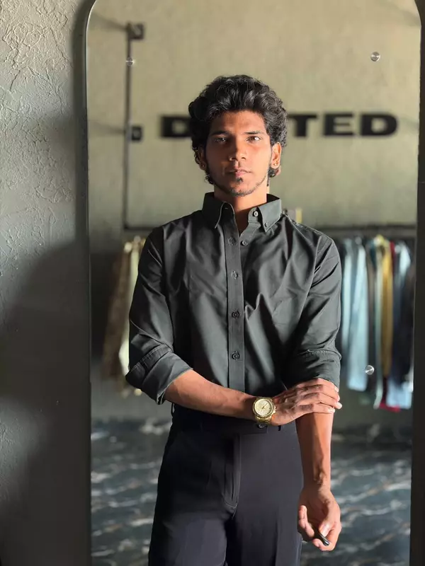 Forest green oxford shirt