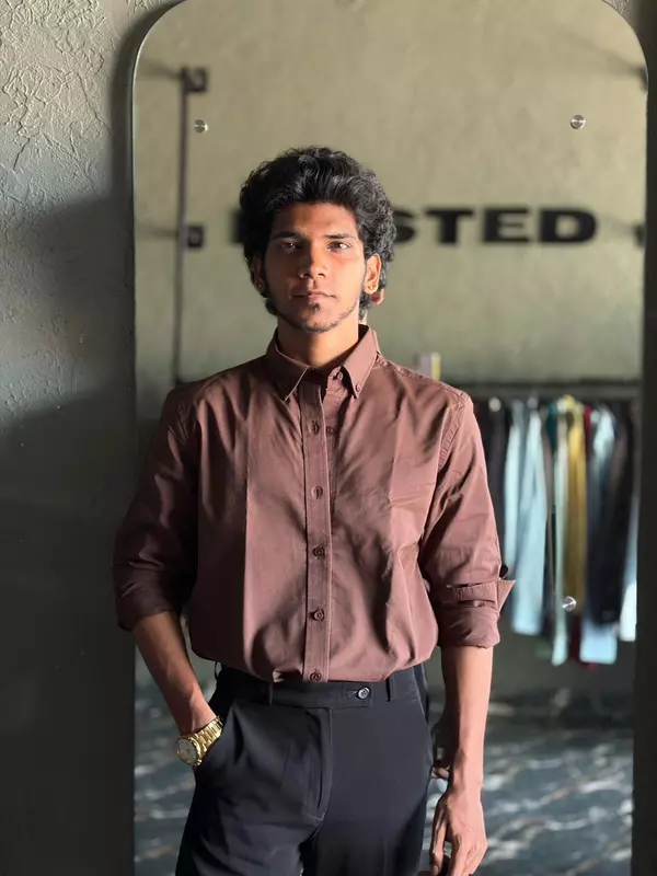 Chocolate oxford shirt