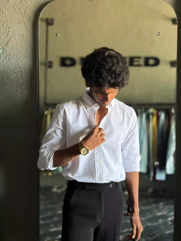 Classic white oxford shirt