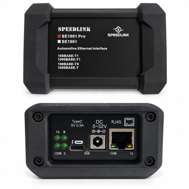 SE1001 Pro 1000Base-T1 Automotive Ethernet Interface Module to RJ45 Supports Legacy Mode
