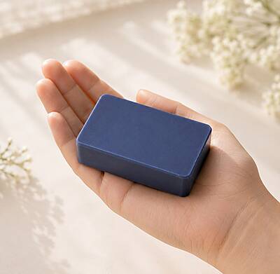 Moroccan blue soap