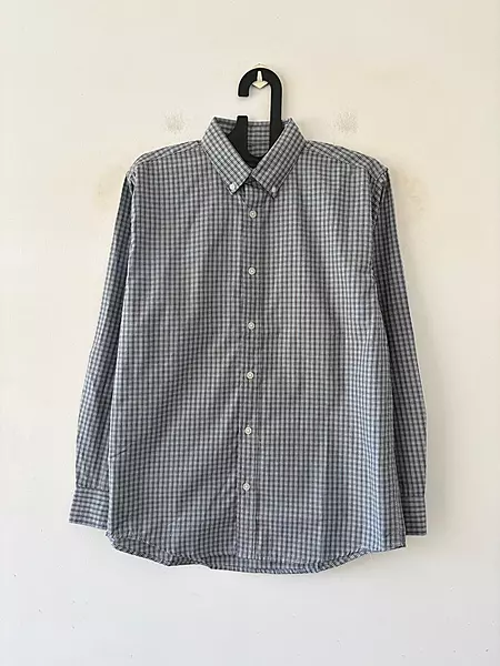 Ashline micro check shirt
