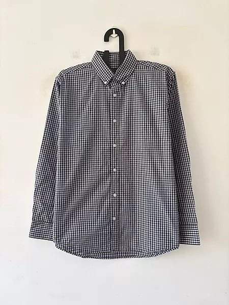 Midnight micro check shirt