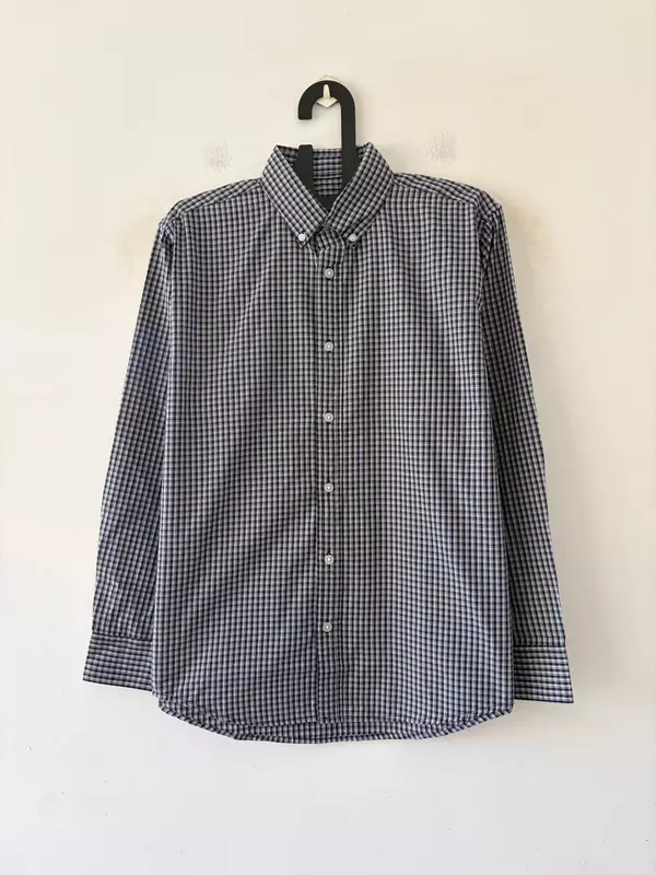 Midnight micro check shirt