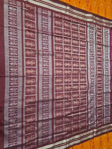 Box Tribal Bomkai Saree-Magenta