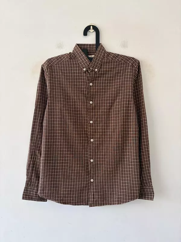 Cocoa brown & ember flannels