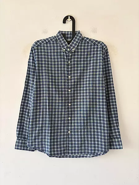 Ocean blue & sand flannels