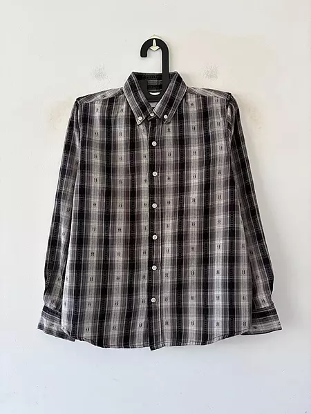 Graphite & silver flannels