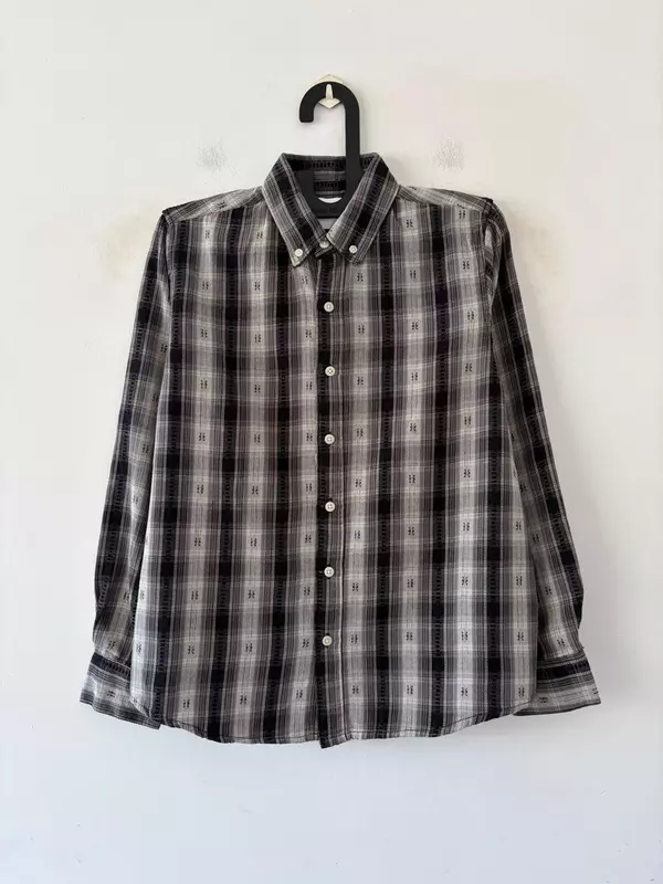 Graphite & silver flannels