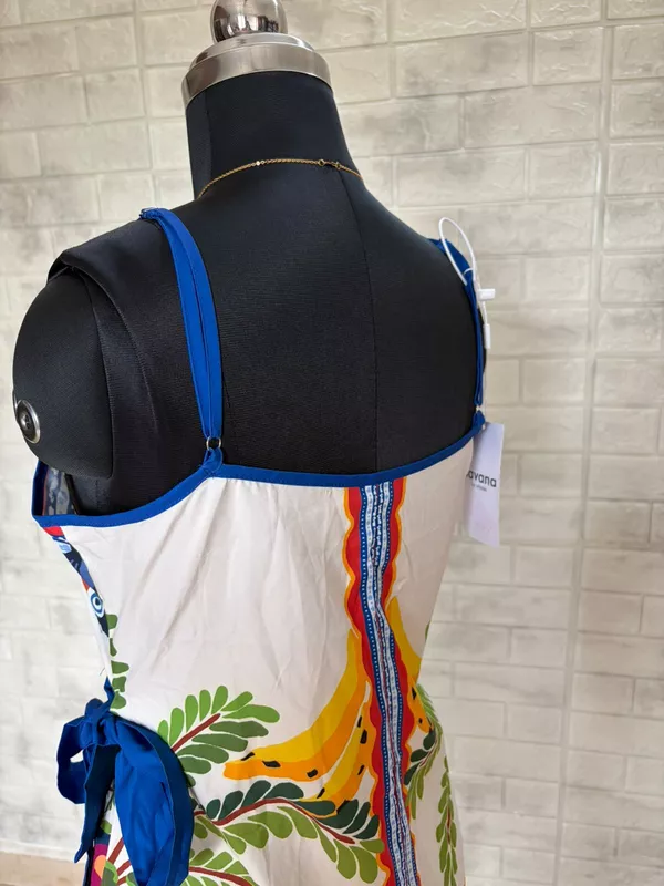 Vacation Crush Tropical Wrap Slip Dress
