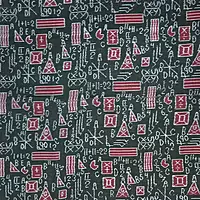 MATH BANDHA FABRIC-BLACK