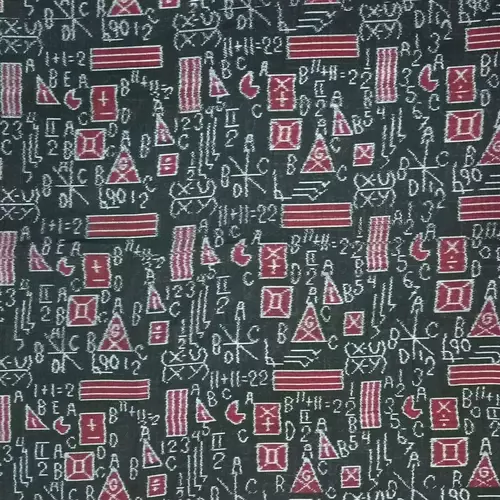 MATH BANDHA FABRIC-BLACK