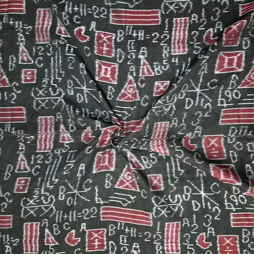 MATH BANDHA FABRIC-BLACK