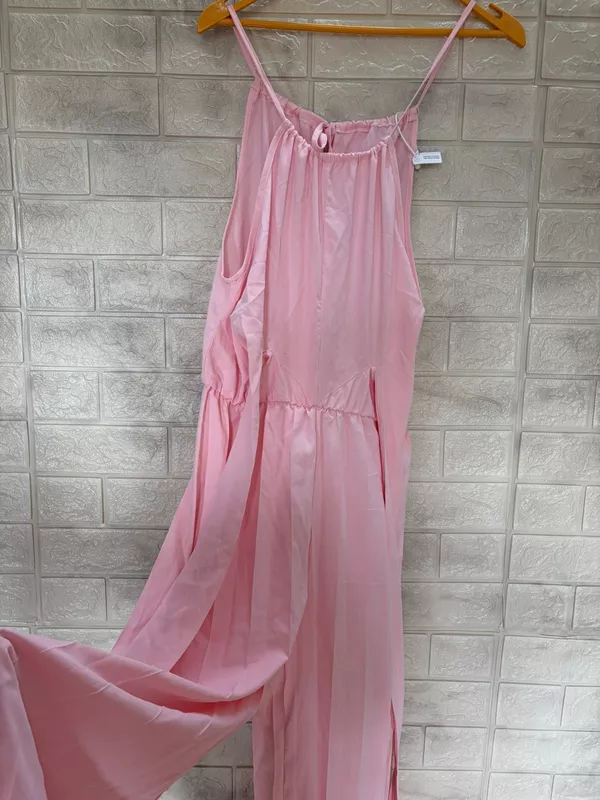 Pink crossed jumpsuit