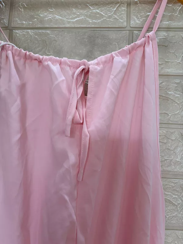 Pink crossed jumpsuit