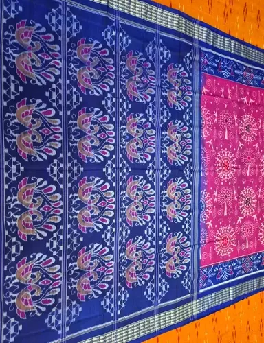 ROUND TRIBAL BAPTA SILK SAREE