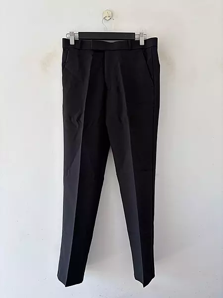 Obsidian black formal pants