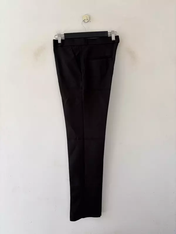 Obsidian black formal pants