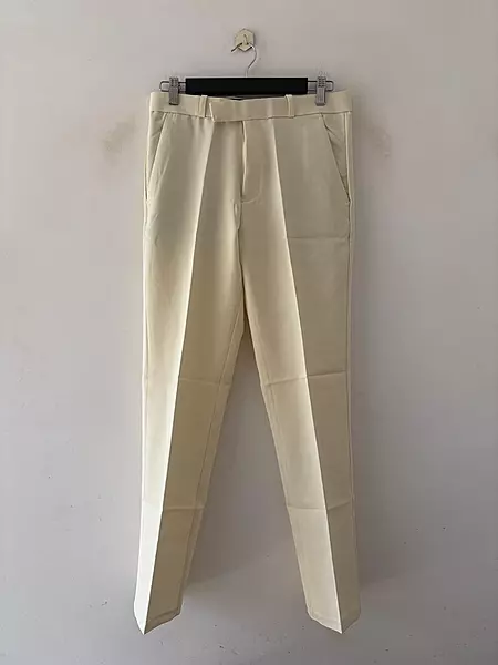 Butter cream formal pants