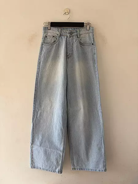 Ice fade baggy jeans