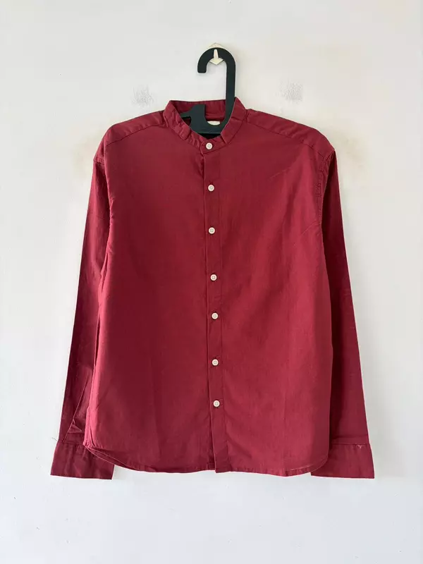 Crimson flame linen mandarin