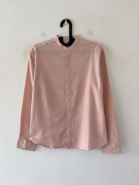 Candy pink linen mandarin
