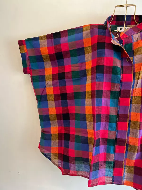 Madhavi's Anti-Fit Shirt - Madras Checks - Black Hues