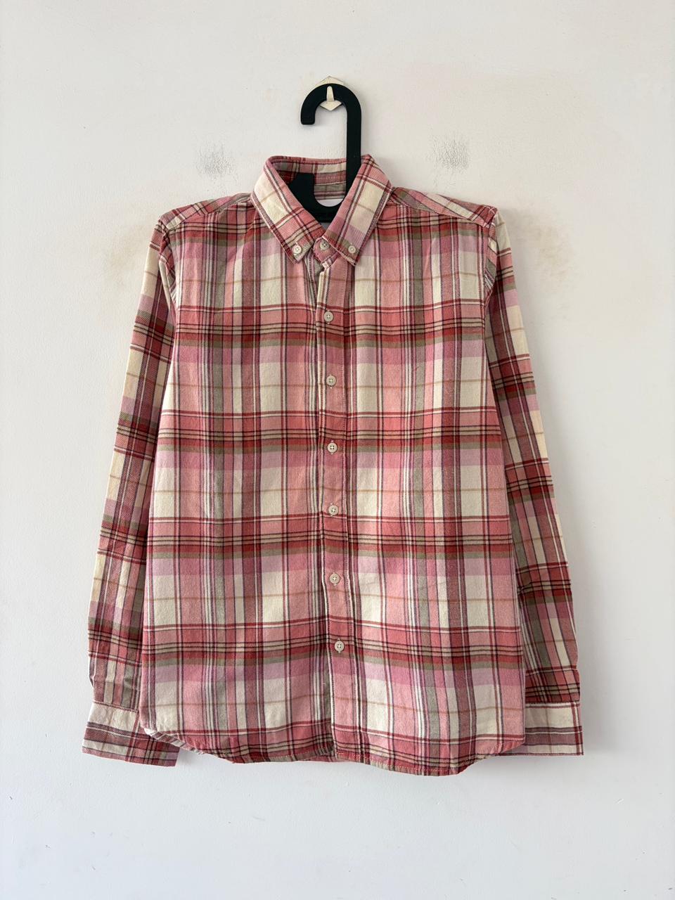 Blush pink & ivory flannels