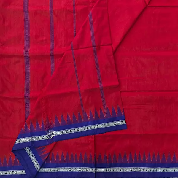 Sambalpuri Silk Joda-Red