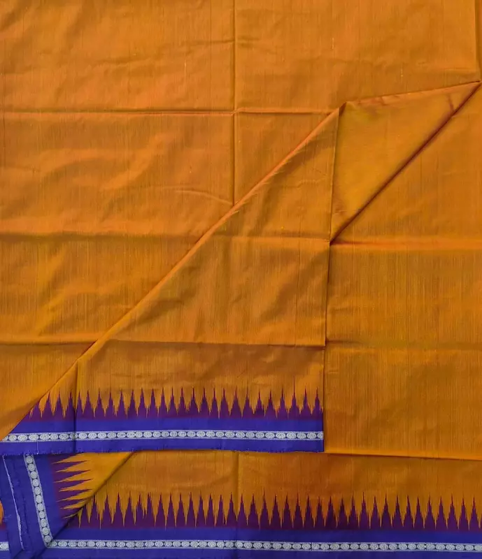 Sambalpuri Silk Joda-Mustard