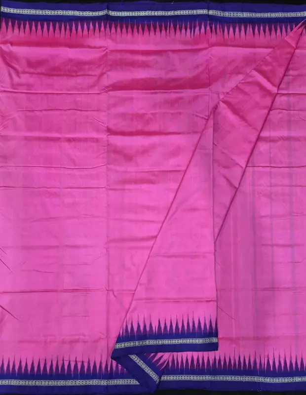 PINK BLUE SAMBALPURI SILK JODA